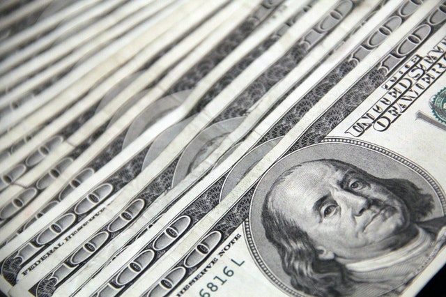 many dollar bills