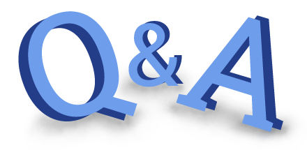 A 'Q' and an 'A'